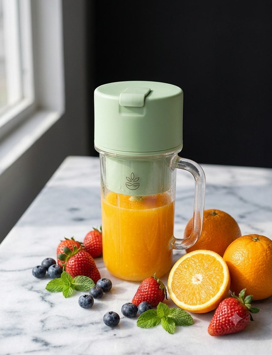 Portable Electric Juice Blender Cup - 420ML