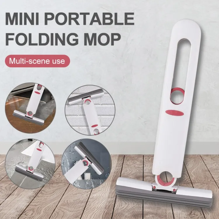 পোর্টেবল সেলফ-স্কুইজিং মিনি মপ (Portable Self-Squeezing Mini Mop)